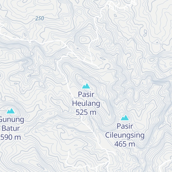 Map of Pasir Heulang