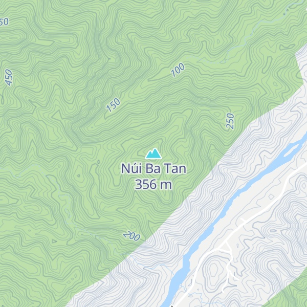 Map of Núi Ba Tan