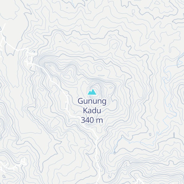 Map of Gunung Kadu