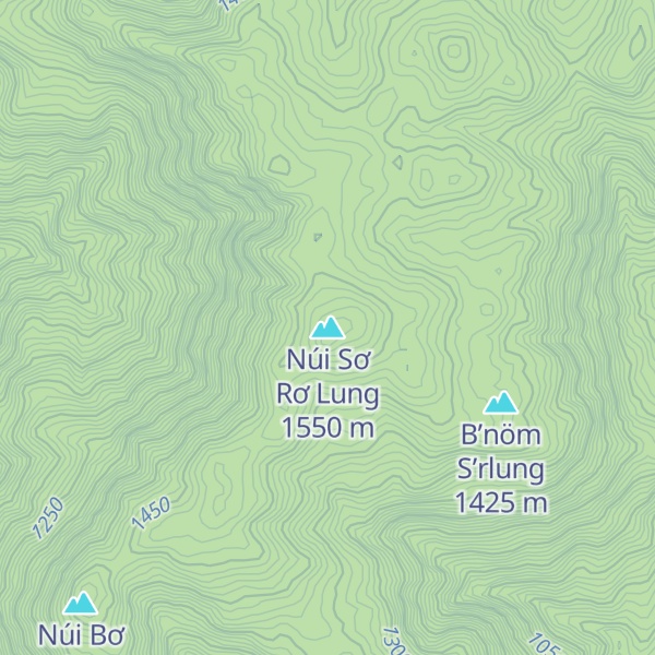 Map of Núi Sơ Rơ Lung