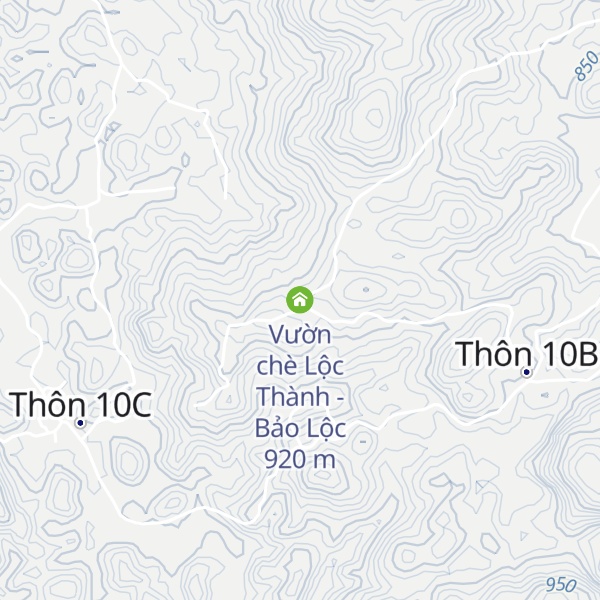 Map of Vườn chè Lộc Thành - Bảo Lộc