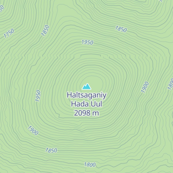 Map of Haltsaganiy Hada Uul
