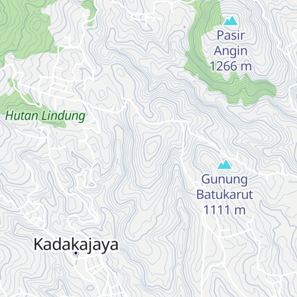 Map of Gunung Buluh