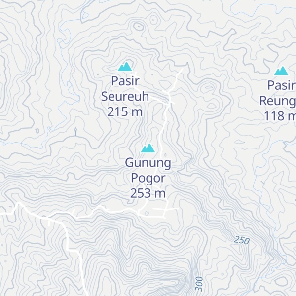Map of Gunung Pogor
