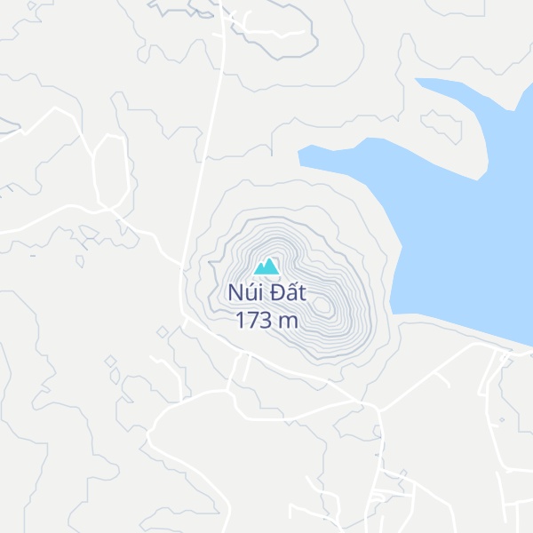Map of Núi Đất