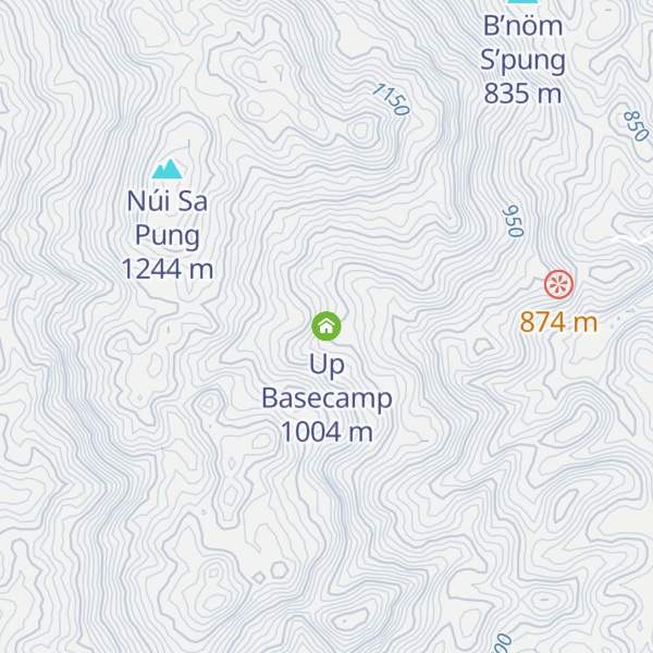Map of Up Basecamp