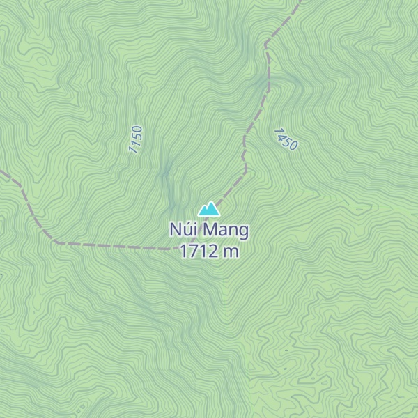 Map of Núi Mang