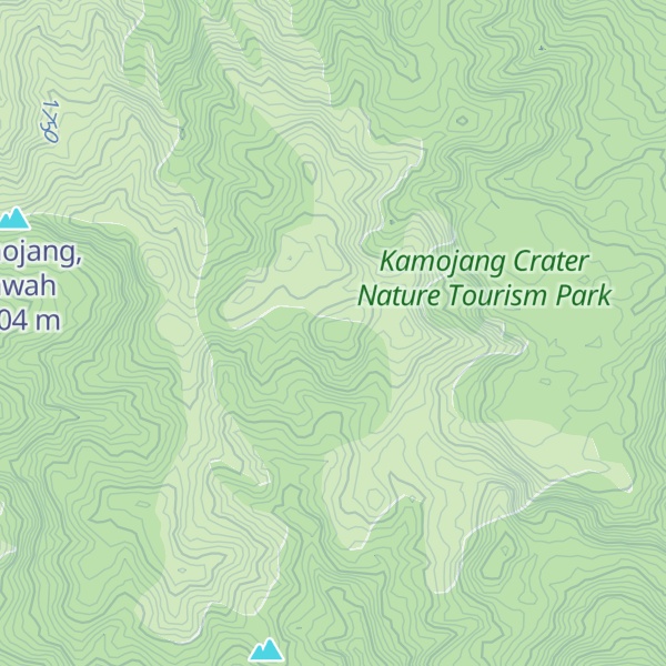 Map of Gunung Cakra