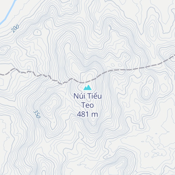 Map of Núi Tiểu Teo