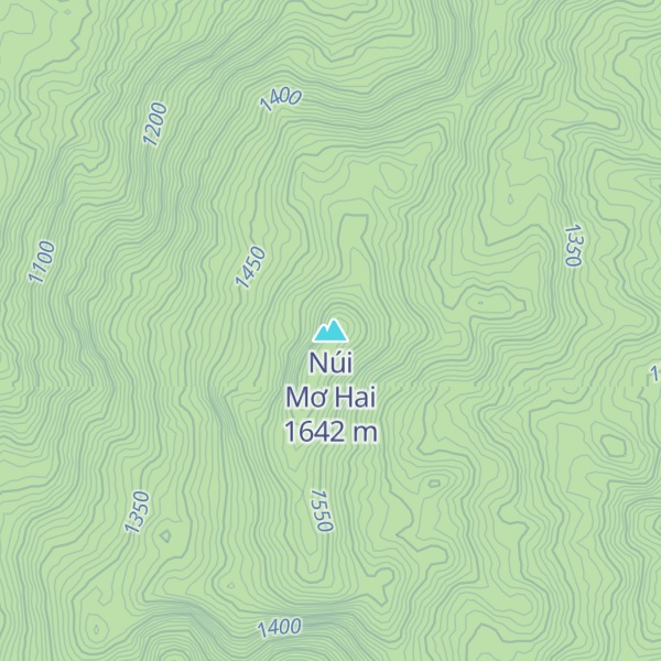 Map of Núi Mơ Hai