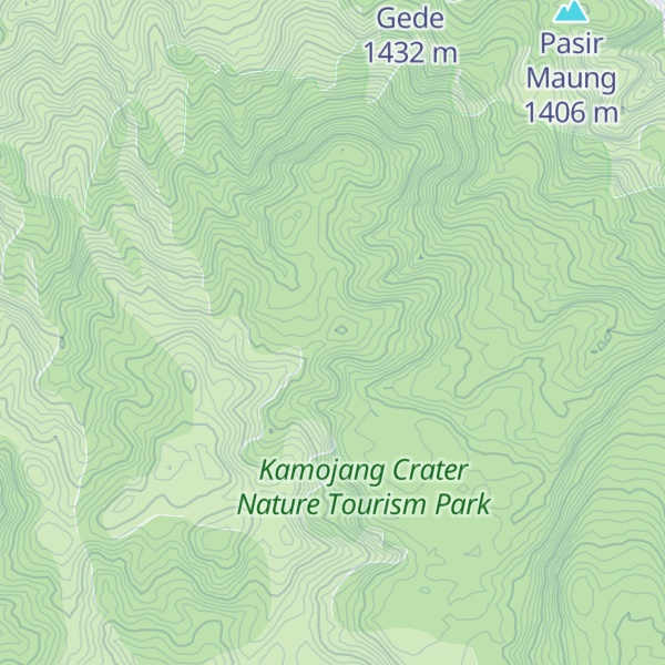 Map of Gunung Cinde