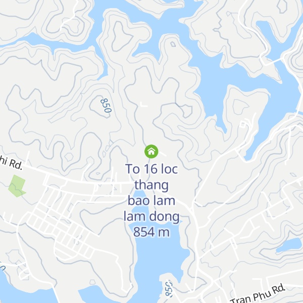 Map of To 16 loc thang bao lam lam dong
