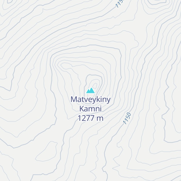 Map of Matveykiny Kamni