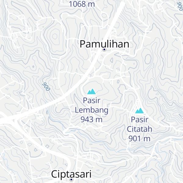 Map of Pasir Lembang