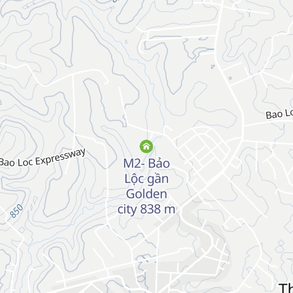 Map of M2- Bảo Lộc gần Golden city