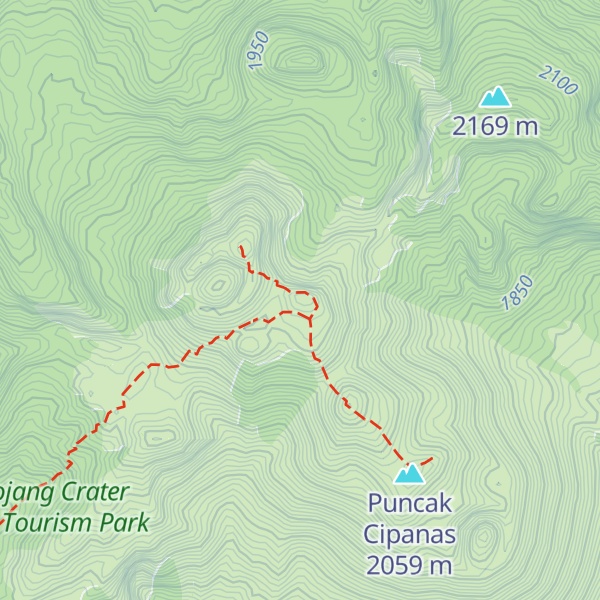 Map of Puncak 3
