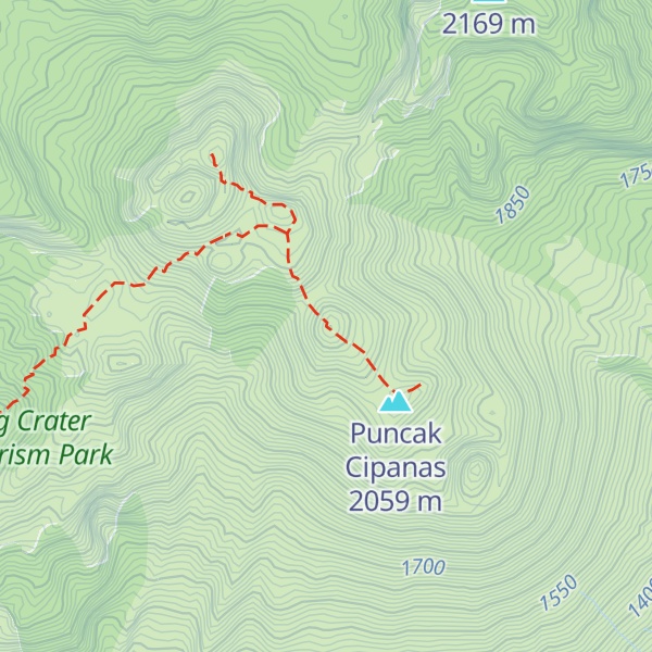 Map of Puncak 2