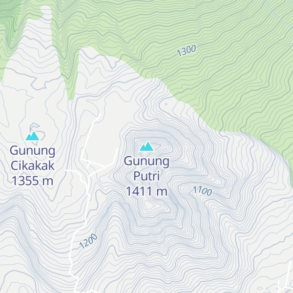 Map of Gunung Putri