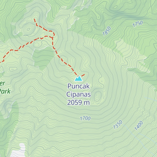 Map of Puncak Cipanas