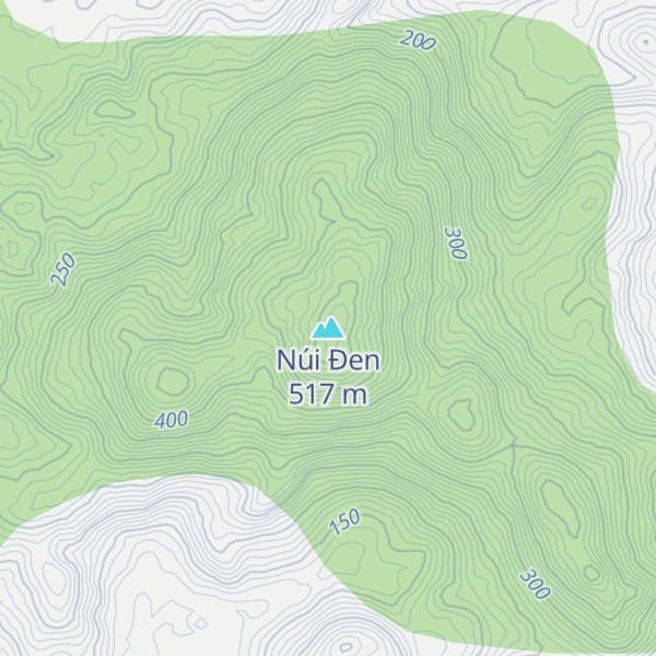 Map of Núi Đen