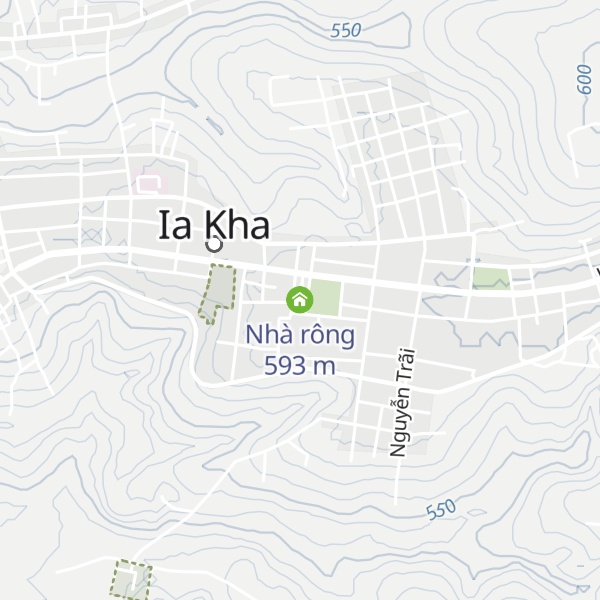Map of Nhà rông