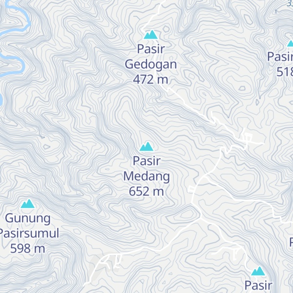 Map of Pasir Medang