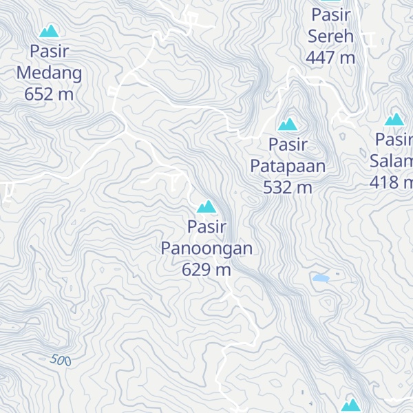 Map of Pasir Panoongan