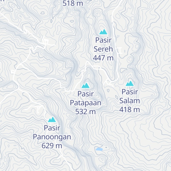 Map of Pasir Patapaan