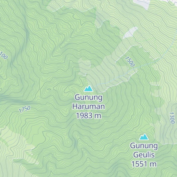 Map of Gunung Haruman