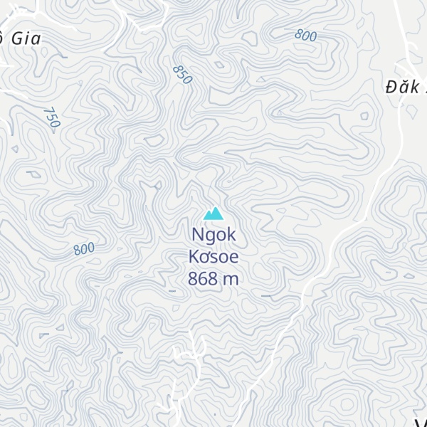 Map of Ngok Kơsoe
