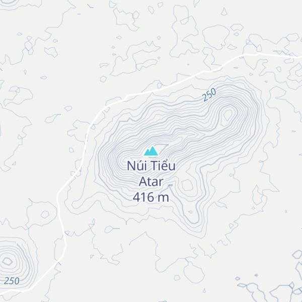 Map of Núi Tiểu Atar