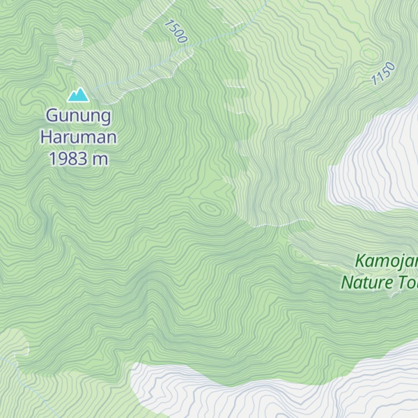 Map of Gunung Geulis