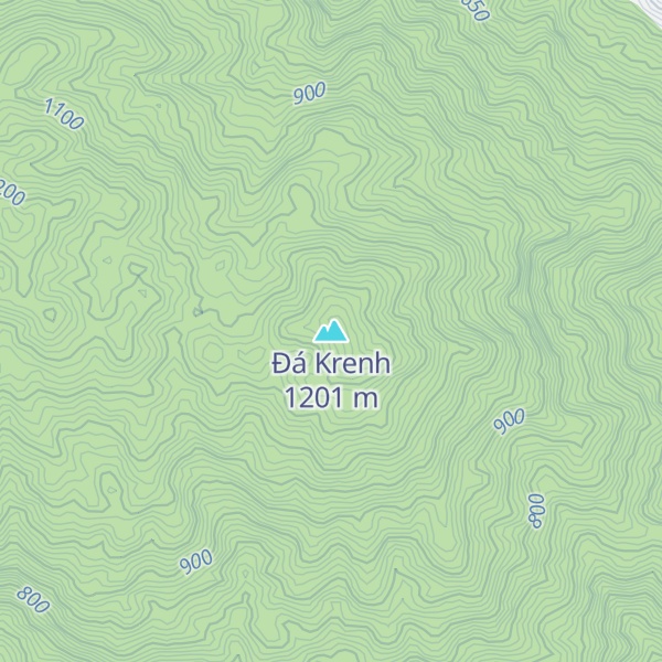 Map of Đá Krenh