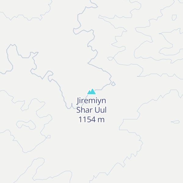 Map of Jiremiyn Shar Uul
