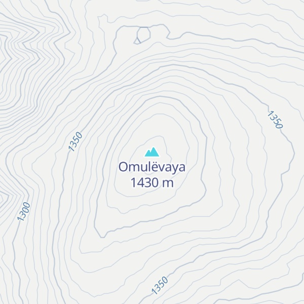 Map of Omulëvaya