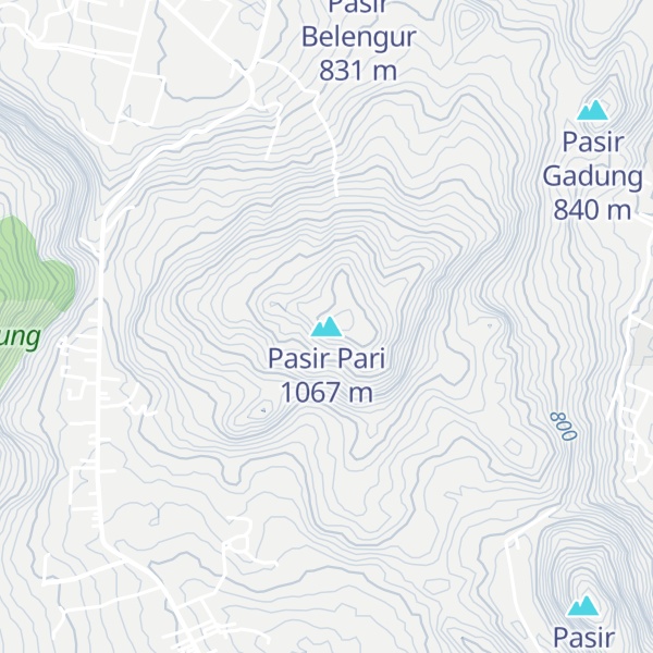 Map of Pasir Pari