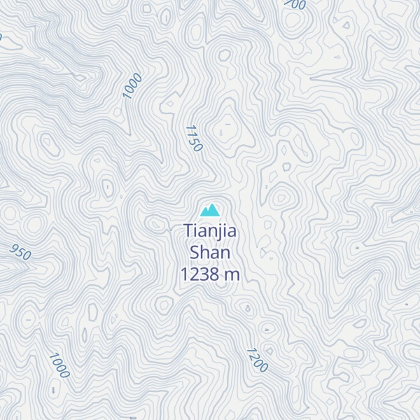 Map of Tianjia Shan