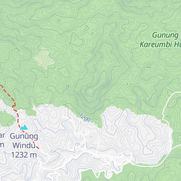 Map of Gunung Buleud