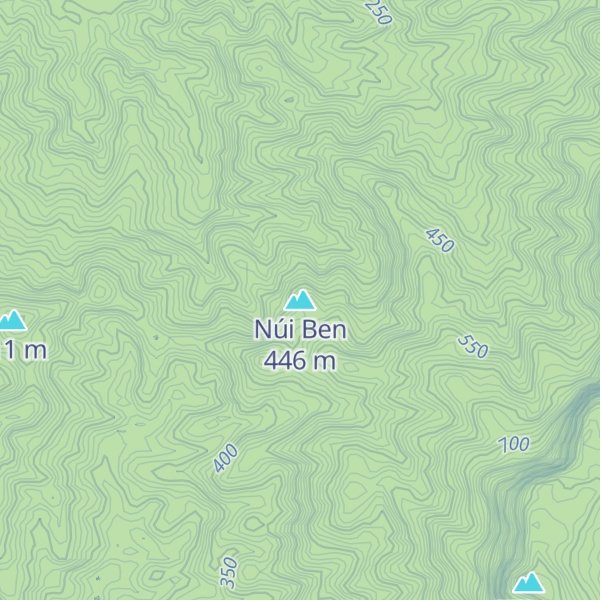 Map of Núi Ben
