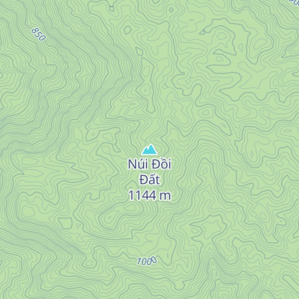Map of Núi Đồi Đất