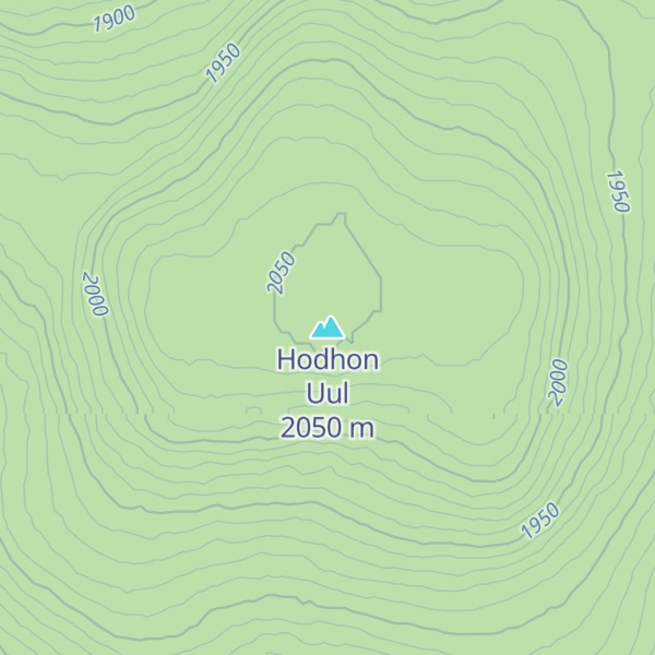 Map of Hodhon Uul
