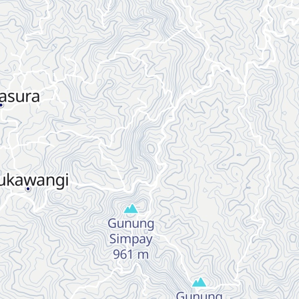 Map of Gunung Gagak