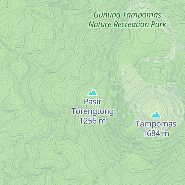 Map of Pasir Torengtong