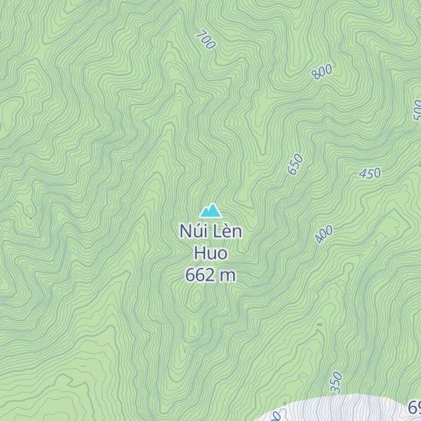 Map of Núi Lèn Huo