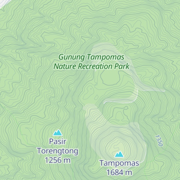 Map of Gunung Bunden