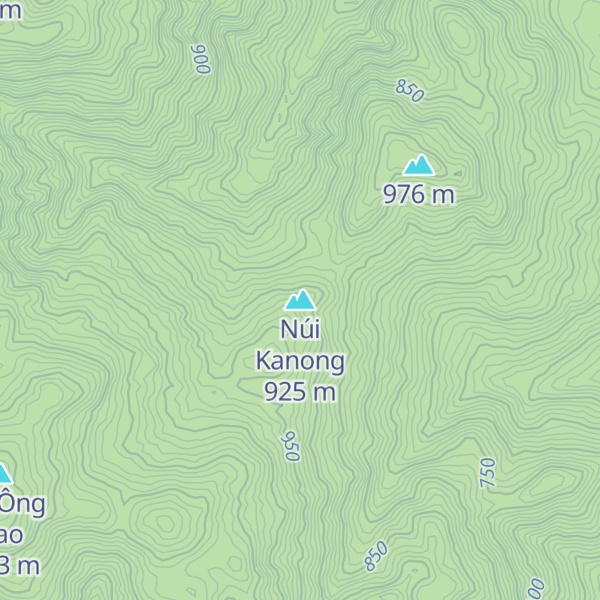 Map of Núi Kanong