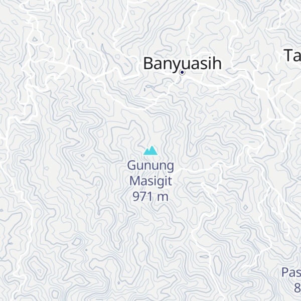 Map of Gunung Masigit