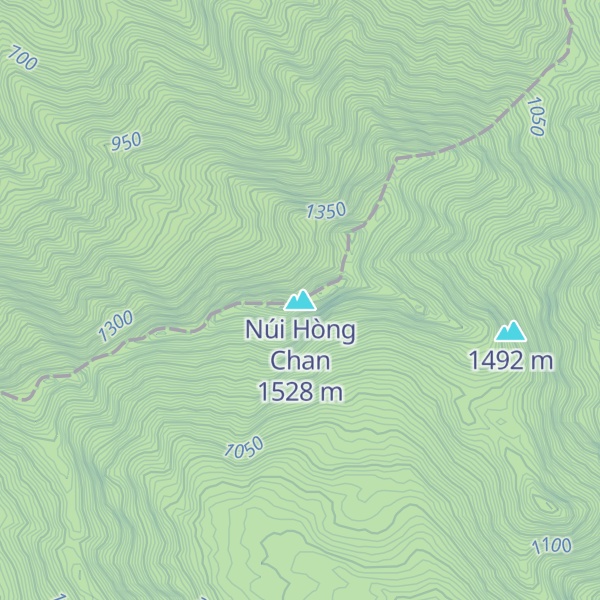 Map of Núi Hòng Chan