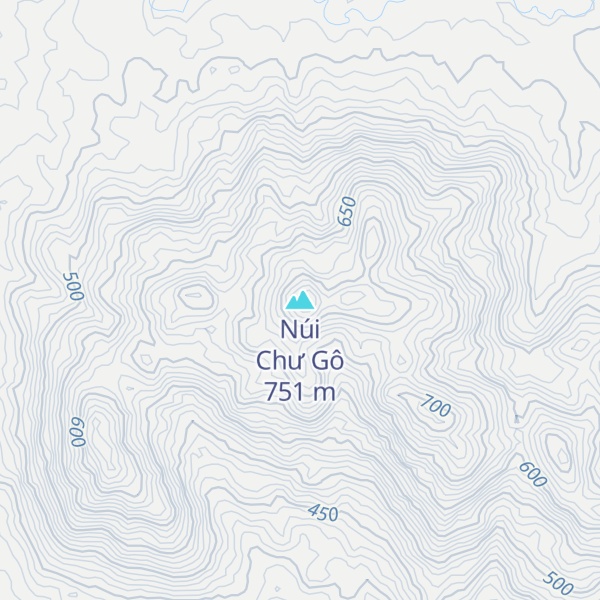 Map of Núi Chư Gô
