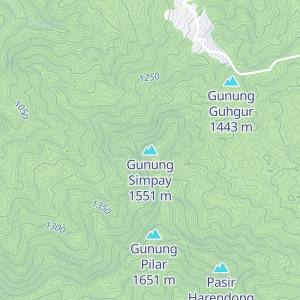 Map of Gunung Simpay